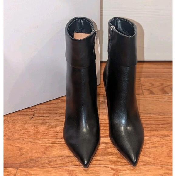 Nine West Size 8.5 M Gola Black Heeled Women's Boots with Stiletto Heel NIB - Picture 6 of 10